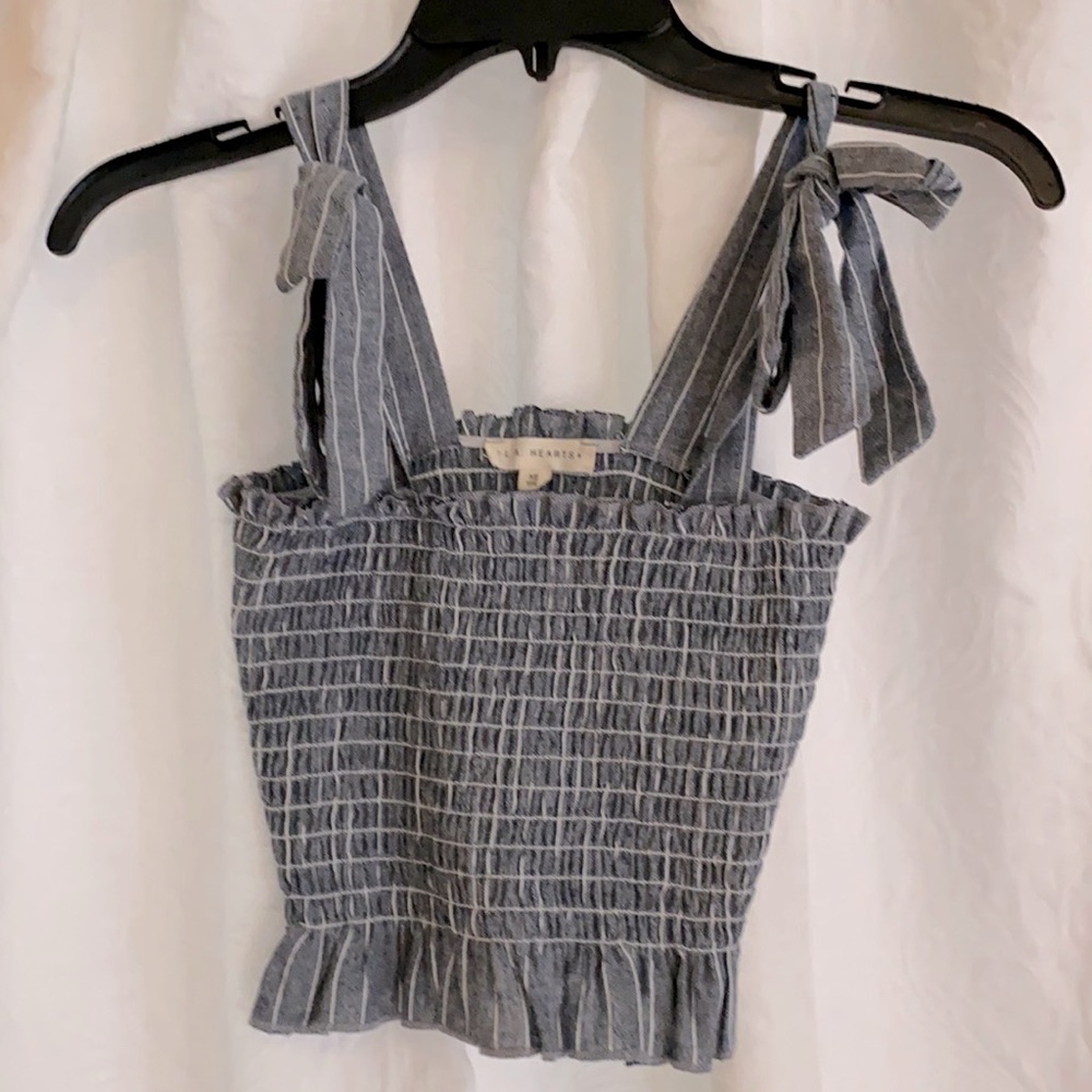 LA hearts top size XS